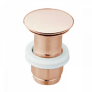 CISAL Донный клапан для раковин 1"1/4 , цвет: золото розовое