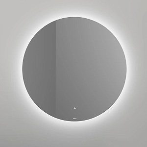 Salini Зеркало для ванны OMBRA 60х2.5см., круглое, с LED подсветкой, влагостойкое AGC Сrystalvision, сенс. выкл., крепления, обогрев, антизапот.
