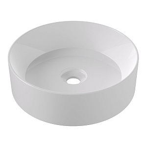 Alice Spy Round Раковина Ø40см., накладная, без отв., цвет: белый глянцевый