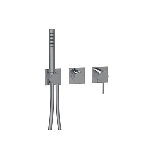 Almar Modular Смеситель для ванны, настенный, с ручным душем и шлангом, цвет: хром