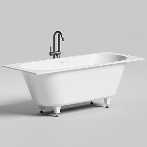 Salini Ornella Axis KIT 170 Встраиваемая ванна 170х70х60см., мат-л: S-Sense, "Up&Down", цвет: белый глянцевый