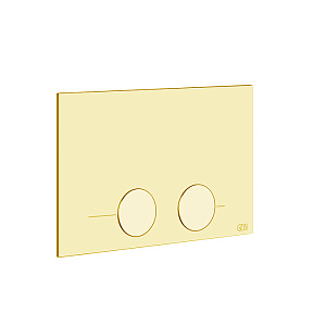 Gessi Клавиша смыва для унитаза, двойная, для систем инсталляций TECE, цвет: Gold PVD