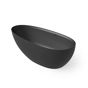 Dea Design Edge Ванна 150x76x56см., отдельностоящая, Solid Surface, цвет: Black №16