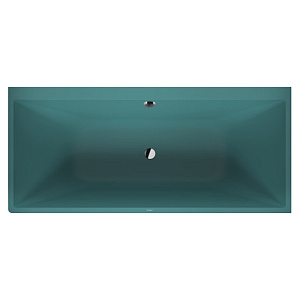Duravit Vitrium Ванна встраиваемая 180x80см, Dx, с ножками, с2 наклонами для спины, прямоугольная, цвет: аквамарин матовый