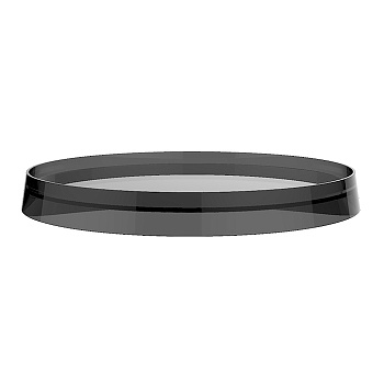 Laufen Kartell Съемный диск для смесителя/полочки/держателя туал бумаги d=185мм, цвет: дымчато-серый
