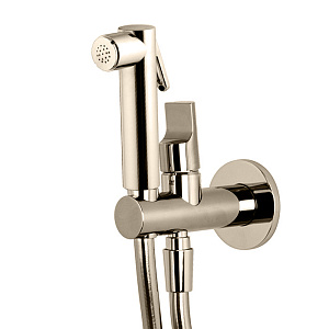 FIMA Carlo Frattini Collettivita Гигиенический душ со смесителем, шланг 120см, цвет: браш. никель