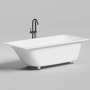 Salini Orlanda Встраиваемая ванна 170х80х60см, материал: S-Stone, цвет: белый матовый