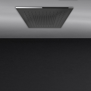 Gessi Minimali Встраиваемая в потолок душевая система 50х50см., с функцией тропический ливень, цвет: Mirror Steel