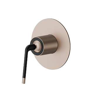 Newform O'Rama Смеситель для раковины, встраиваемый, внешняя часть, цвет: copper satin