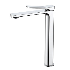 NEMO Prima Смеситель для раковины, высокий, 1 отв., с донным клапаном, цвет: хром