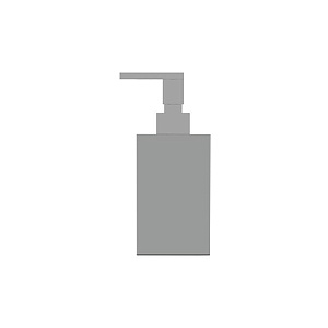 Bertocci Fly Дозатор для жидкого мыла, композит, цвет: серый/хром