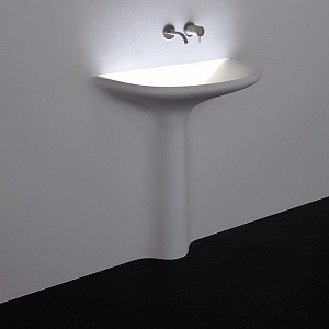 Antonio Lupi Calice Раковина 48х90 см, без отв., с LED подсветкой, цвет: белый