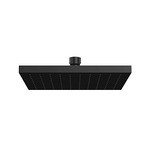 Kerama Marazzi Futura Верхняя душ, 20х20см., «тропический дождь, без кронштейна, цвет: черный матовый