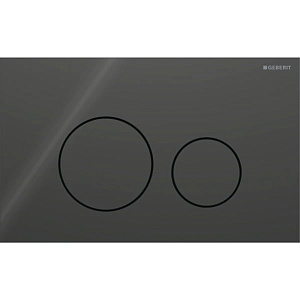 Geberit Sigma40 Клавиша для двойного смыва, круглая: Черный