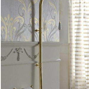 Sbordoni Romana Внешняя латунная труба для высокого бачка 5128, цвет: матовая бронза