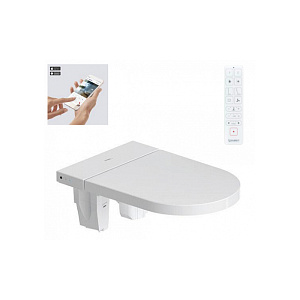 Duravit SensoWash Starck f Lite Сиденье для унитаза 37.8x57.3x21.8см., с душем, SoftClose, цвет: белый