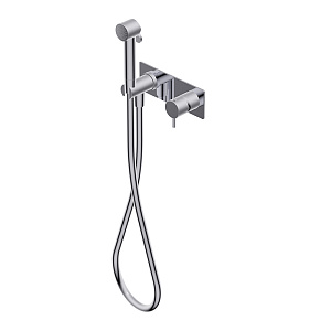 Ritmonio Toilet accessories Гигиенический душ, со смесителем, внешняя часть, цвет: Brushed
