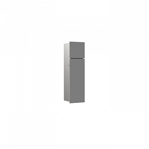 EMCO Asis Pure Модуль для унитаза встраиваемый, ершик, Держатель бумаги, дверь правая, цвет: серый