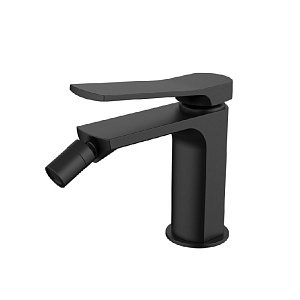 NEMO Prima Смеситель для биде, 1 отв., с донным клапаном, цвет: черный матовый