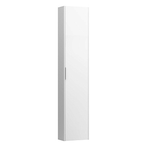 Laufen Base Шкаф высокий 35х18.5х165см, 1 дверца справа, подвесной, цвет: белый матовый
