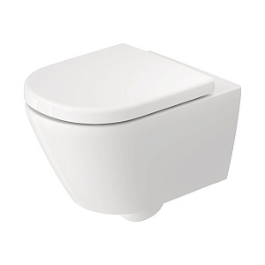 Duravit D-Code Унитаз подвесной 54х37см, безободковый, цвет: белый