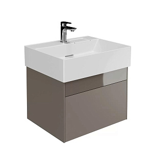 Kerama Marazzi Logica Тумба подвесная 56.4x46x40.3см., 2 ящика, цвет: песчаный