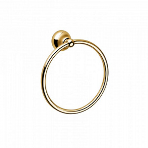  Bongio Axel Полотенцедержатель-кольцо 22см., подвесной, цвет: золото 24к.