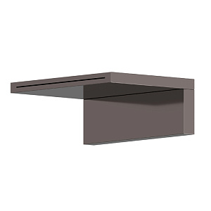 Newform Cascate Излив водопадный, цвет: PVD gun metal