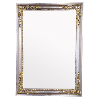  TW Зеркало в раме 108хh78см, цвет: серебро/золото