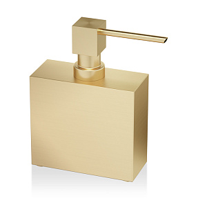 Decor Walther Cube DW 470 Дозатор для мыла, настольный, цвет: золото матовое