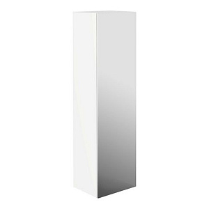 Emco Evo Высокий шкаф 1500 мм., дверь с двойным зеркалом, подвесной, цвет: белый/зеркало