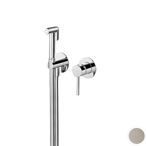 Newform Shut Off Гигиенический душ, внешняя часть, цвет: titanium satin