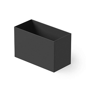 Dea Design Single Ванна 100х58х75см., отдельностоящая, Solid Surface, цвет: Black №16