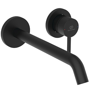 Ideal Standard Ceraline Nuovo Смеситель для раковины, встраиваемым, излив: 22см., цвет: Черный матовый