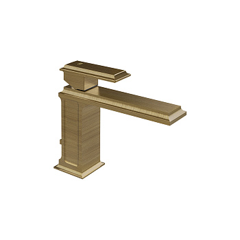 Gessi Eleganza Смеситель для раковины, 1 отв., без донного клапана, цвет: Antique Brass