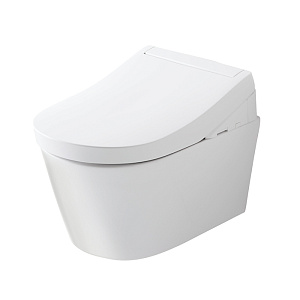 TOTO RP Унитаз подвесной 38x54cм, безободковый, tornado, CeFiONtect, cиденье Washlet, цвет: белый
