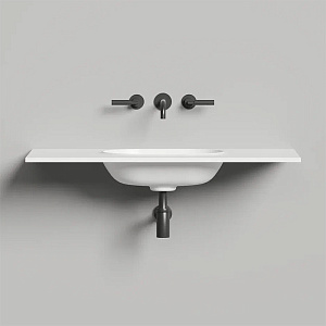 Salini Onda Plus Essentials Раковина 100х50х14см., подвесная, 1 отв., цвет: белый матовый