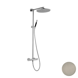 Cisal Cubic Смеситель для раквовины на 1 отв., излив: 17см., цвет: Nichel Spazzolato