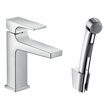 Hansgrohe Metropol Смеситель для биде, на 1 отв., с ручным душем, цвет: хром