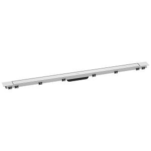 Hansgrohe RainDrain Внешняя часть трапа для душа 1200, с регулировкой по высоте, цвет: белый матовый