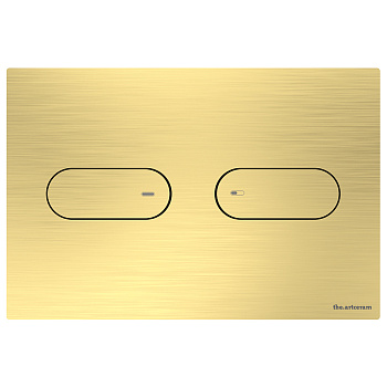 Artceram INOX Смывная клавиша, цвет: золото брашированное PVD