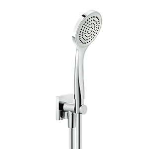 Gessi Emporio shower Душевой гарнитур, состоящий из вывода воды, держателя, шланга 1,5м и лейки, цвет: хром