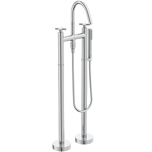 Ideal Standard Joy Neo Смеситель для ванны, напольный, с душевым набором, шлангом IDEALFLEX® 125см., цвет: хром