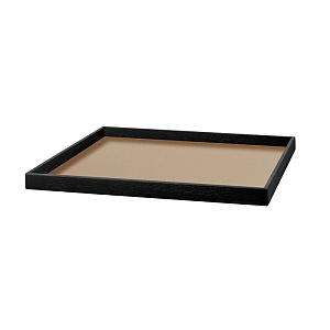 ADJ Поднос Mondo, 40x40xH3 см., цвет: капучино/шоколад