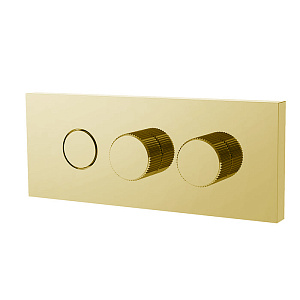 Fima Carlo Frattini Switch ON Смеситель для раковины, встраиваемый, без излива, c кнопкой on/off, цвет: золото