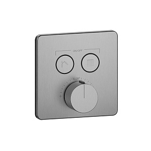 Gessi Hi-Fi Comfort Смеситель для душа, встраиваемый, термостатический, с 2 запорными кнопками, цвет: хром