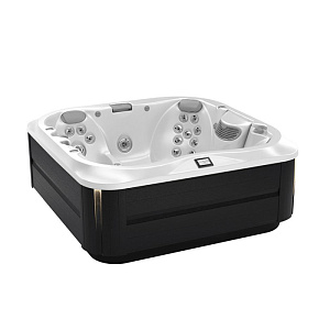 Jacuzzi SPA J335 Минибассейн 214х214х92см, ClearRay+Ozone, подсветка IR и Red, стереосистема, акрил Porcelain, с крышкой, цвет: Smoked Ebony