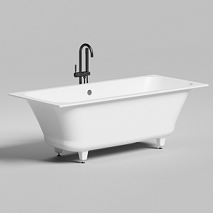 Salini Orlanda Axis 180 Встраиваемая ванна 170х75х60см, материал: S-Sense, цвет: белый глянцевый