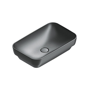 Catalano Green Раковина 60x38см, встраиваемая, без отв., цвет: черный матовый