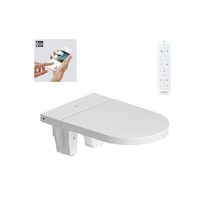 Duravit SensoWash Starck f Plus Сиденье для унитаза 37.8x57.3x21.8см., с душем, SoftClose, цвет: белый